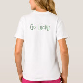Green Shamrock Clover Waterverf T-shirt (Achterkant)