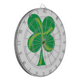 Green Shamrock Dartbord (Voorkant Links)