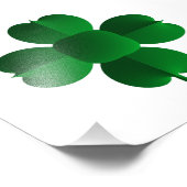 Green Shamrock Foto Afdruk (Hoek)