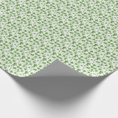 Green Shamrock Gift Wrap papier Iers (Hoek)