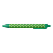 Green Shamrock Glitter Zwarte Inkt Pen (Bodem)