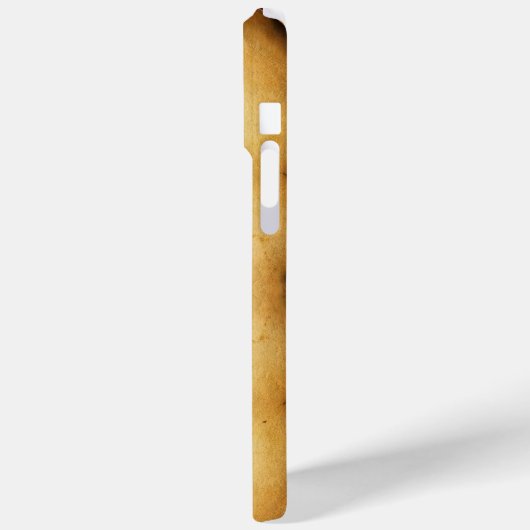 GREEN SHAMROCK HARP PARCHMENT MONOGRAM Case-Mate iPhone CASE (Achterkant / Links)