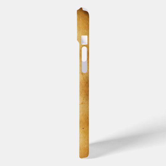 GREEN SHAMROCK HARP PARCHMENT MONOGRAM Case-Mate iPhone CASE (Achterkant / Links)