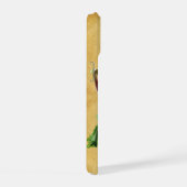 GREEN SHAMROCK HARP PARCHMENT MONOGRAM iPhone 15 HOESJE (Rechterkant)