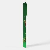 GREEN SHAMROCK HARP St Patrick Day iPhone Hoesje (Rechterkant)