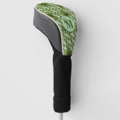 Green Shamrock Headcover With Irish Clovers (Schuin)