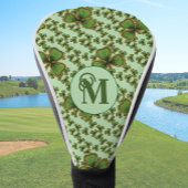 Green Shamrock Headcover With Irish Clovers