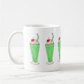 Green Shamrock Ice Cream Shake St. Patrick's Mok (Links)