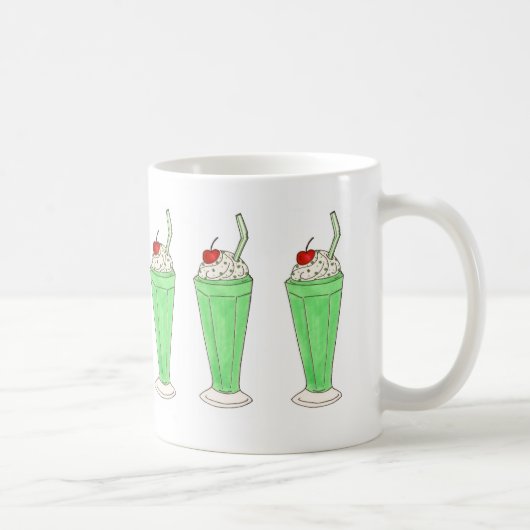 Green Shamrock Ice Cream Shake St. Patrick's Mok (Rechts)