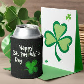 Green Shamrock Irish Happy St. Patrick's Day Blikjeskoeler