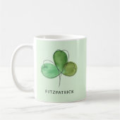 Green Shamrock Irish Heritage Koffiemok (Links)