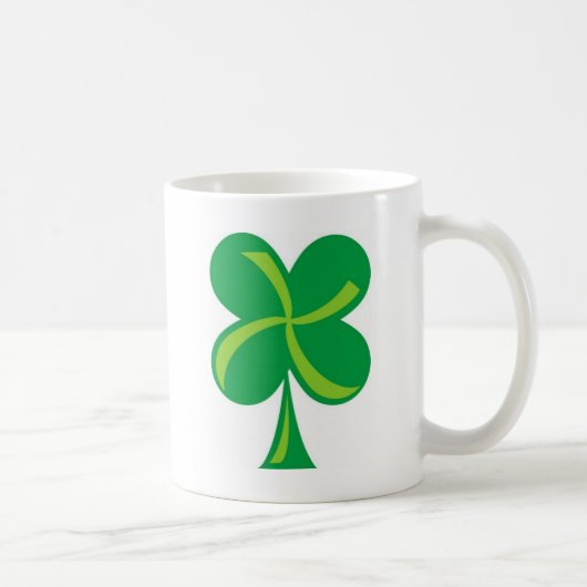 Green Shamrock Koffiemok (Rechts)