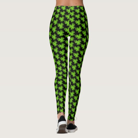Green Shamrock Leggings (Achterkant)