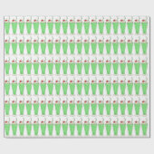 Green Shamrock Milkshake Ijs Shake Iers Cadeaupapier (Vlak)