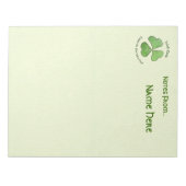 Green Shamrock Notitieblok (Voorkant)
