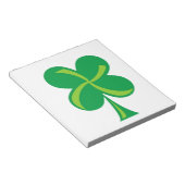 Green Shamrock Notitieblok (Schuin)