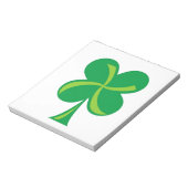 Green Shamrock Notitieblok (Linkerzijde)