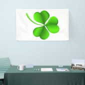 Green Shamrock op wit (v) BNRT Spandoek (Beurs)