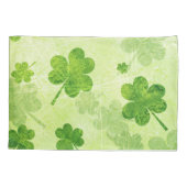 Green Shamrock Pattern Kussensloop (Achterkant)