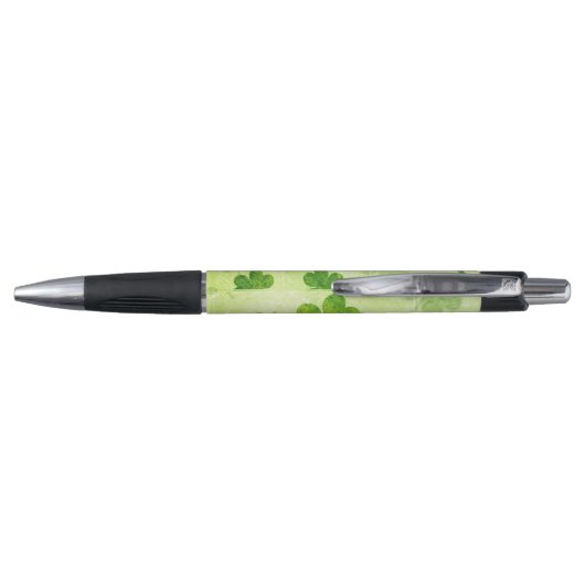 Green Shamrock Pattern Pen (Achterkant)