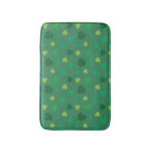 Green Shamrock Pattern St Patricks Day Badmat (Voorkant Verticaal)