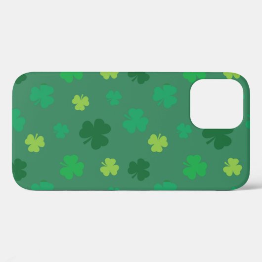 Green Shamrock Pattern St Patricks Day Case-Mate iPhone Case (Achterkant (horizontaal))
