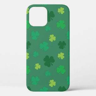 Green Shamrock Pattern St Patricks Day Case-Mate iPhone Case