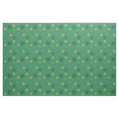 Green Shamrock Pattern St Patricks Day Stof (Fat Quarter)
