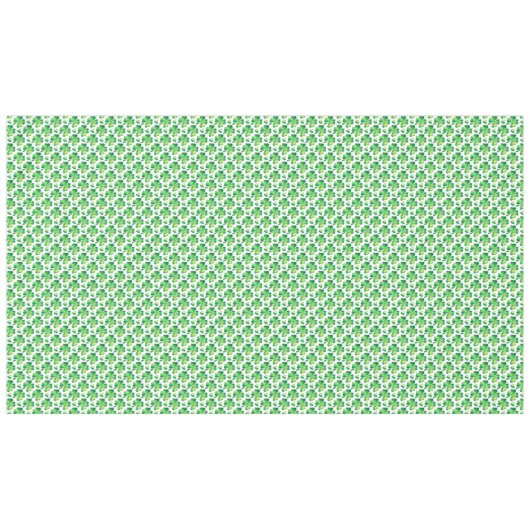 Green Shamrock Pattern Tablecloth Tafelkleed (Voorkant (Horizontaal))