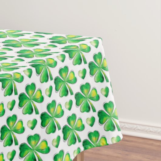 Green Shamrock Pattern Tablecloth Tafelkleed (Voorbeeld)