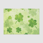 Green Shamrock Pattern Tissuepapier (Voorkant)