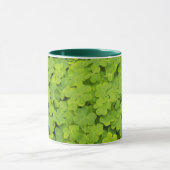 Green Shamrock Planten Floral Mok (Midden)