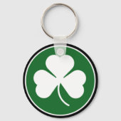 Green Shamrock Sleutelhanger (Voorkant)