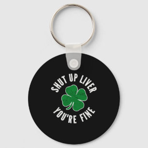 Green Shamrock - St Patric Day Shut Up Lever Sleutelhanger