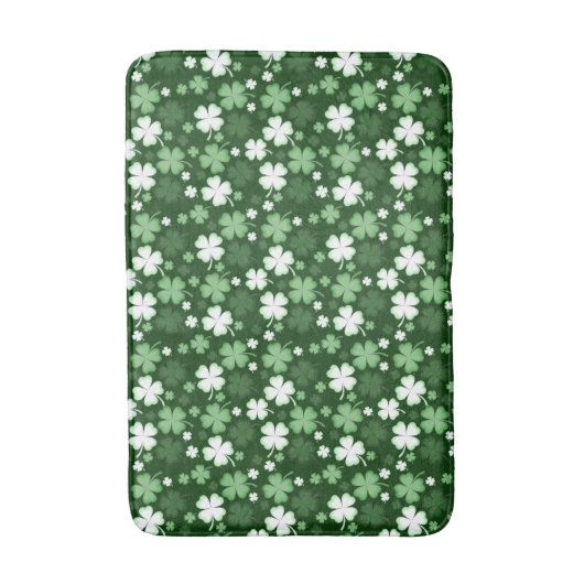 Green Shamrock, St. Patrick's Day Badmat (Voorkant Verticaal)