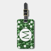 Green Shamrock, St. Patrick's Day Bagagelabel (Voorkant verticaal)