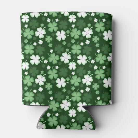 Green Shamrock, St. Patrick's Day Blikjeskoeler (Achterkant)