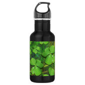 Green Shamrock St Patrick's Day Bottle Waterfles (Voorkant)