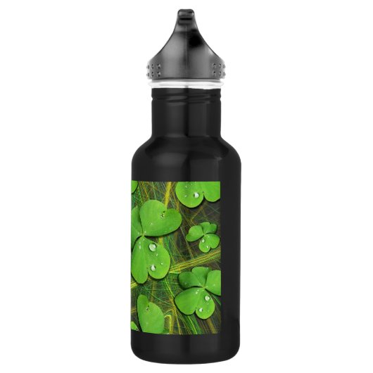Green Shamrock St Patrick's Day Bottle Waterfles (Rechts)