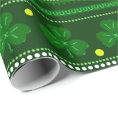 Green Shamrock | St. Patricks Day Cadeaupapier (Rol Hoek)