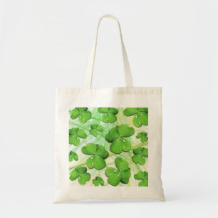 Green Shamrock St Patrick's Day Canvas tas