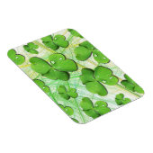 Green Shamrock St Patrick's Day Flexi Magnet Magneet (Rechterzijde)