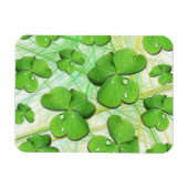 Green Shamrock St Patrick's Day Flexi Magnet Magneet (Horizontaal)