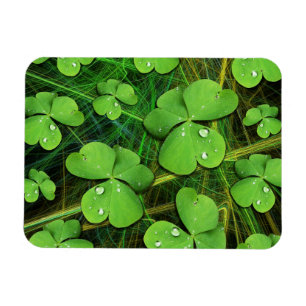 Green Shamrock St Patrick's Day Flexi Magnet Magneet