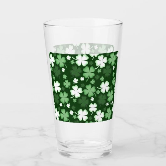 Green Shamrock, St. Patrick's Day Glas (Voorkant)