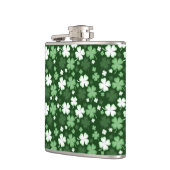 Green Shamrock, St. Patrick's Day Heupfles (Links)