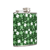 Green Shamrock, St. Patrick's Day Heupfles (Rechts)