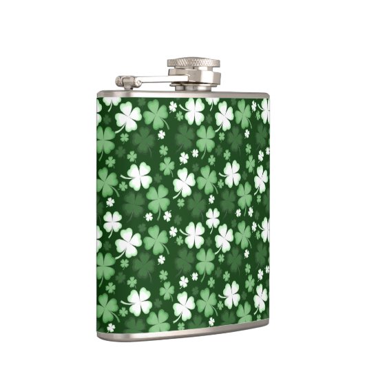 Green Shamrock, St. Patrick's Day Heupfles (Rechts)