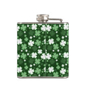 Green Shamrock, St. Patrick's Day Heupfles (Achterkant)