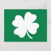Green Shamrock St Patricks Day Ireland Briefkaart (Voorkant)